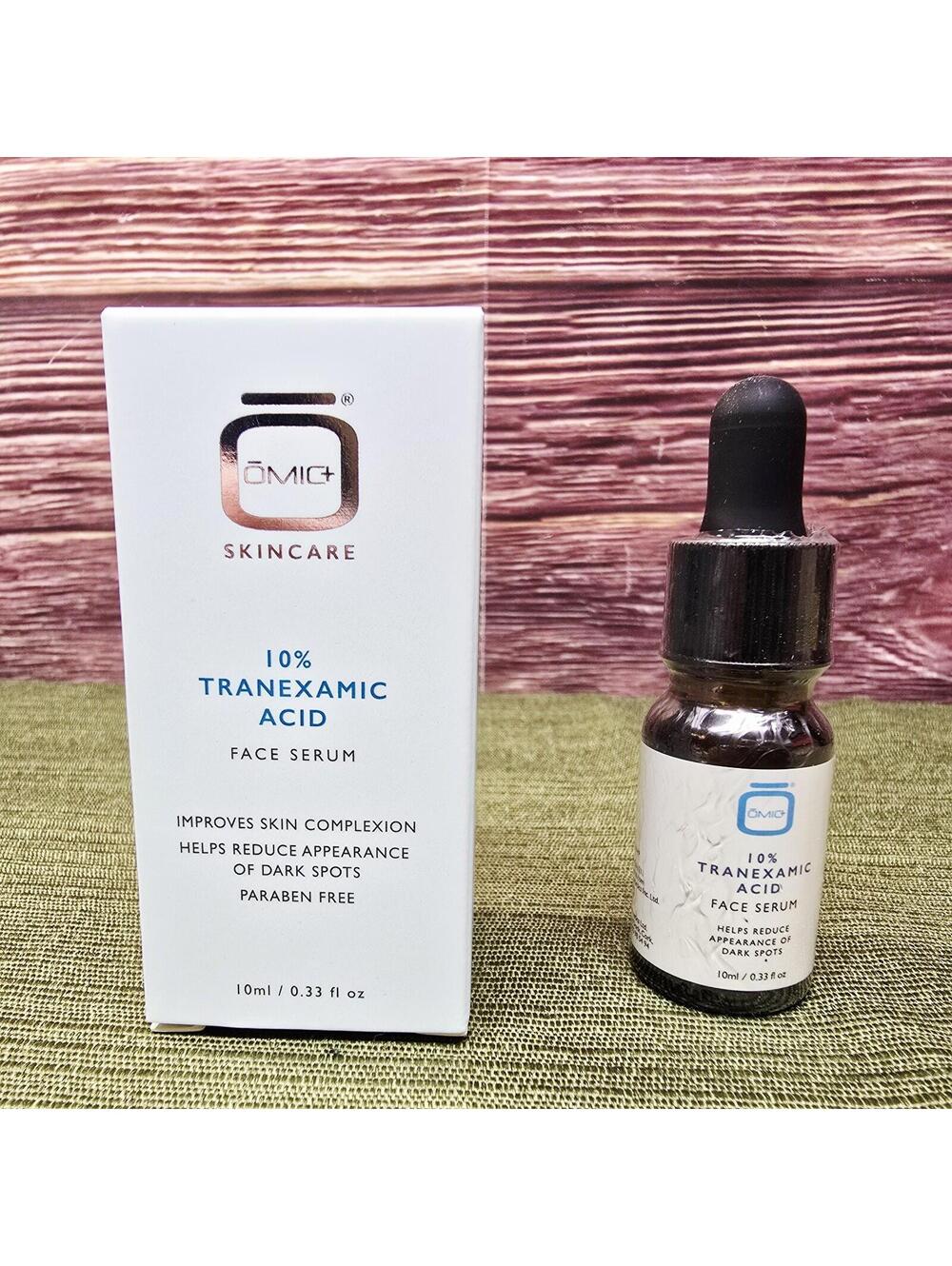 Omic+ 10% Tranexamic Acid Face Serum 10ml Fade Dark Spots Paraben Free New Seale